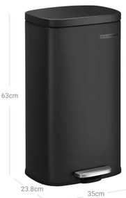 Odpadkový kôš 30 l LTB03BK