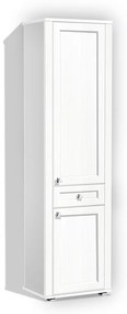 Kúpeľňová skrinka Retro KR 12 vysoká farba lamina: biela 113