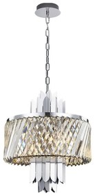 Luster na reťazi MARGOT 6xE14/40W/230V chróm