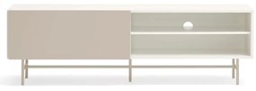 Béžovo-krémový TV stolík 180x56 cm Nube – Teulat