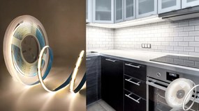 Sada LED neonové COB pásky 12V 5m 4000K 60W - zdroj + ovladač