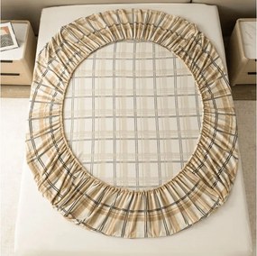 Plachta mikroplyš PLAID 90x200 cm krémová