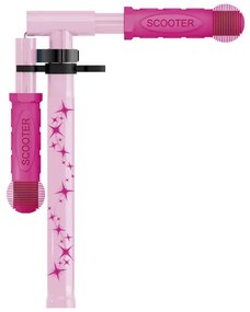 Playtive 100361240 Kolobežka s LED kolieskami, bledoružová, 2 kolieska