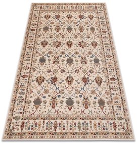 Koberec NAIN Ornament, rám 1028/51053 béžový / bordový / modrý