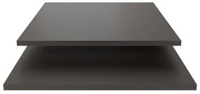 Sivá prídavná polica 2 ks 47x1,5 cm Daily – vtwonen