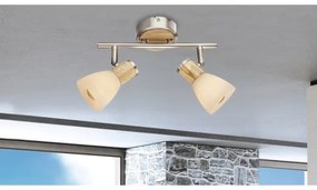 Globo 54352-2 - Bodové svietidlo GYLFI 2xE14/40W/230V