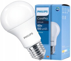 LED žiarovka E27 A60 8W = 60W 806lm 2700K teplá biela PHILIPS