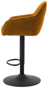 Oranžové barové stoličky v súprave 2 ks (výška sedadla 69 cm) Avola – Unique Furniture