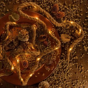 Nexos 75098 Dekoračné laná, 25 LED, teplá biela, 3 ks