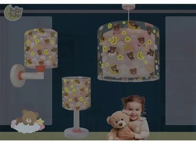 Dalber 41571S - LED detská lampička BABY TEDDY 1xG4/4W/230V ružová