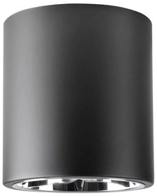 Bodové svietidlo JUPITER 1xE27/20W/230V pr. 16,5 cm čierna