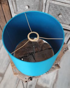 Petrolejové tienidlo na stolnú alebo závesnú lampu Petrol - Ø 30*25cm/ E27