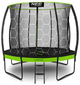 Profilovaná záhradná trampolína 8ft/252cm s vnútornou sieťou Neo-Sport NS-08C221