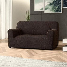 Bielastické poťahy COSTINA tabaková dvojkreslo (š. 120 - 160 cm)