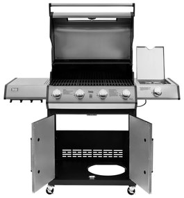 Teesa TSA0250 Plynový gril 5006 MASTER, 5 horákov, 14 kW, čierno-strieborný