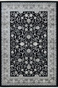 XXXLutz TKANÝ KOBEREC, 240/340 cm čierna - Koberce - 003580039577