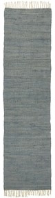 Ib Laursen Bavlnený behúň na podlahu Blue 250 × 60 cm