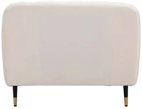 Krémové kreslo Praga – Mauro Ferretti