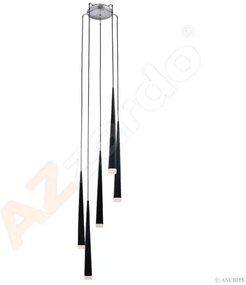 Minimalistické svietidlo Stylo 5 čierne