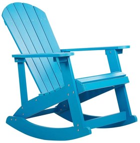 Záhradná hojdacia stolička modrá ADIRONDACK Beliani