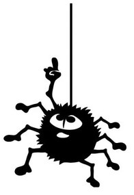 Samolepka Ambiance Hanging Spider