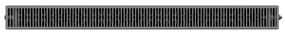 Mexen Line CCL22, panelový radiátor 600 x 1600 mm, spodné stredové pripojenie, 2532 W, antracitová, W6C22L-060-160-66