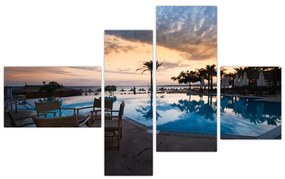 Obraz bazéna v Stredozemí