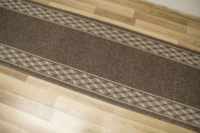 Protišmykový behúň Diamond 4019 hnedý / béžový