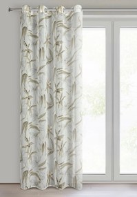 ZÁVES NA KRÚŽKOCH PATI 140X250 CM KVETY