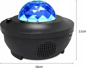 BERGE LED hviezdny projektor - nočná obloha