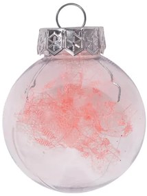 Vianočné guľky - ružové SYSD1688-088 (24ks)