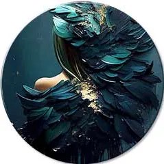 Okrúhle obrazy s akrylom Anjelské volanie | rôzne rozmery