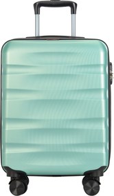 BONTOUR „Wave“ 3-dielna súprava kufrov s dvojitými kolieskami, s TSA zámkom, púdrovo zelená