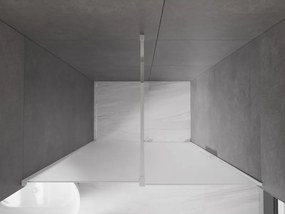 Mexen Velar, posuvné sprchové dvere do otvoru 150 cm, 8mm sklo námraza, chrómová, 871-150-000-31-01