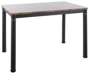 Jedálenský stôl DAMAR | orech vintage 110x60 cm