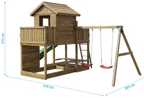 Marimex | Detské ihrisko Marimex Play Basic 013 + zelená šmykľavka | 11640642