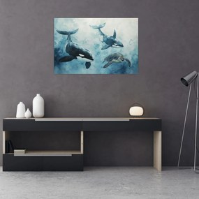Obraz - Podmorská maľba (90x60 cm)