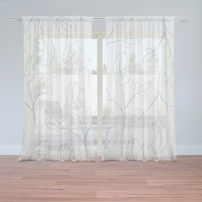 Sablio Záclony Púčiky: 2ks 150x250cm