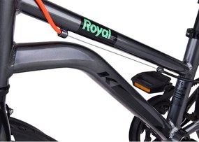 RoyalBaby ľahký detský bicykel Kable-Belt 16 palcov zvonček a brzdová pätka RB16-45 strieborný