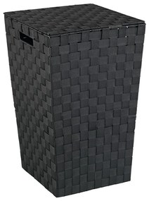 Čierny kôš na bielizeň Wenko Adria, 48 l