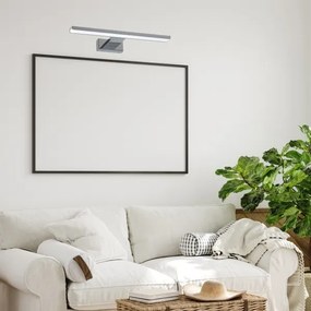 Kúpeľňové nástenné LED svietidlo SHINE, 7 W, 230 V, 30 cm, IP44, lesklý chróm