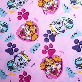 DETSKÉ OBLIEČKY Z MIKROVLÁKNA PAW PATROL 140X200 CM, 1 KS 70X90 CM VZOROVANÉ