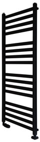 Regnis LOX, vykurovacie teleso 530x880mm, 518W, čierna matná, LOX90/50/D500/BLACK