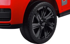 JOKOMISIADA Elektrické auto na batérie RANGE ROVER 4x4 s displejom na diaľkové ovládanie červené PA0319