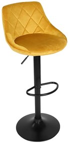 Barová stolička Roma zlatá/čierna