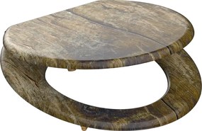 Eisl Sanitär WC sedadlo MDF Solid Wood 80024