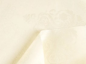 Biante Dekoračný záves TF-104 Svetlo vanilkový zámocký vzor 150x140 cm