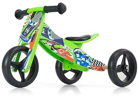 Detské multifunkčné odrážadlo bicykel 2v1 Milly Mally JAKE green
