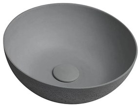 Sapho - Umývadlo na dosku FORMIGO pr. 39 cm betón/matná sivá