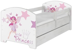 Raj posteli Detská posteľ  "Malá princezná" biela